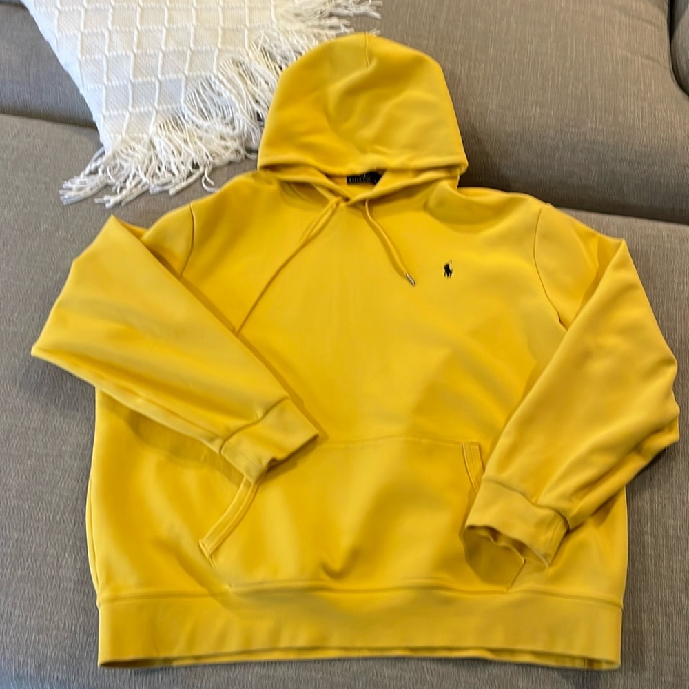Ralph Lauren Polo men’s extra large yellow hoodie